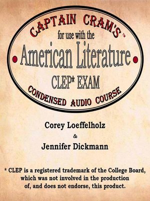 cover image of Captain Cram's Condensed Audio Course for use with the American Literature CLEP Exam